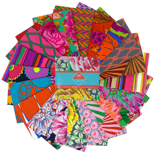 Kaffe Fassett Collective for FreeSpirit Fabrics February 2026 5 inch Charm Pack Warm 42pcs