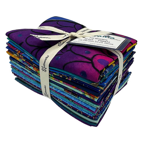 Clothworks Oceana by Laurel Burch Fat Quarter Pack 20 pc