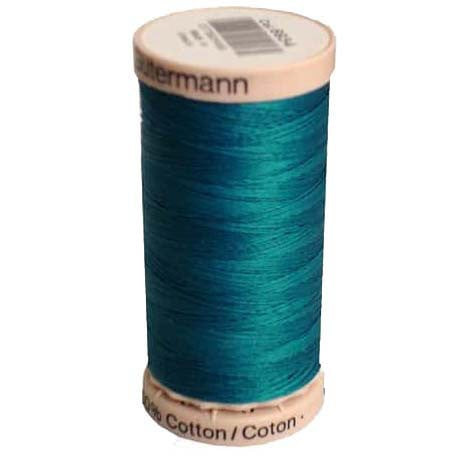 Gutermann Thread Cotton Hand Quilting 40 weight 220 yards Turquoise 6934