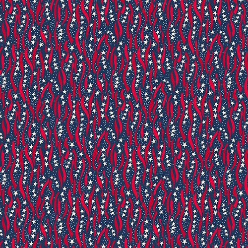 Andover Fabrics Americana by Andover Fabrics Ribbon Blue