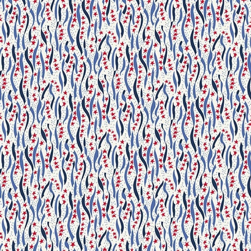 Andover Fabrics Americana by Andover Fabrics Ribbon White