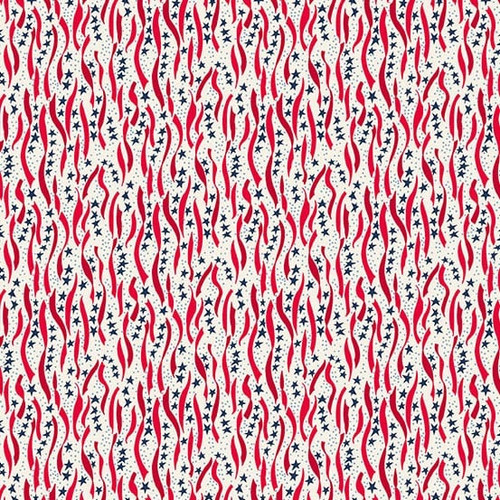 Andover Fabrics Americana by Andover Fabrics Ribbon Cream