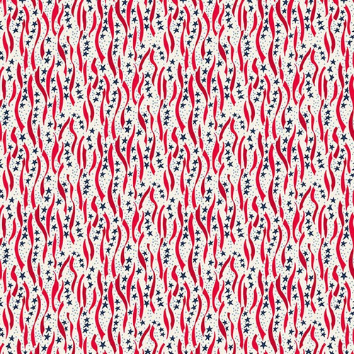 Andover Fabrics Americana by Andover Fabrics Ribbon Cream