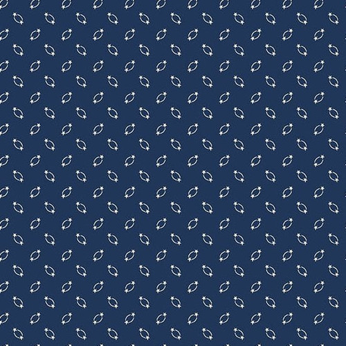 Andover Fabrics Americana by Andover Fabrics Circle Star Navy