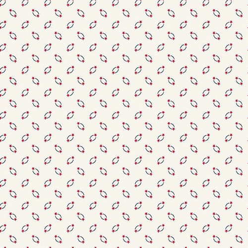 Andover Fabrics Americana by Andover Fabrics Circle Star Cream Multi