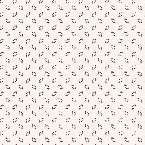 Andover Fabrics Americana by Andover Fabrics Circle Star Cream Multi