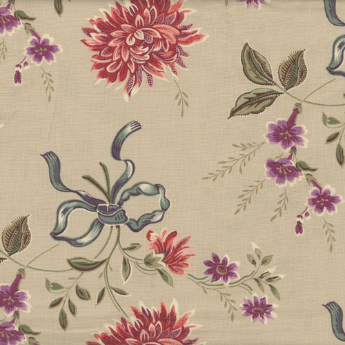Andover Fabrics Autumn Bouquet by Renee Nanneman Pumpkin Seeds Red