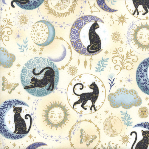 Andover Fabrics Charmed by Makower UK Twilight Cream