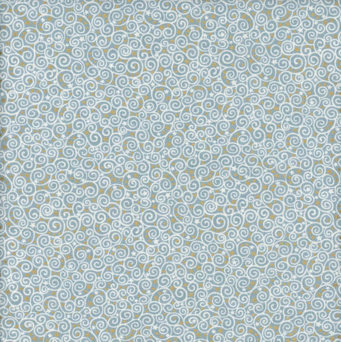 Andover Fabrics Charmed by Makower UK Scroll Teal