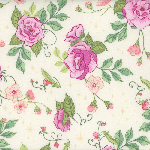 Andover Fabrics Fairytales by Tiffany Lauren Princess and the Pea Garden Lace Trim
