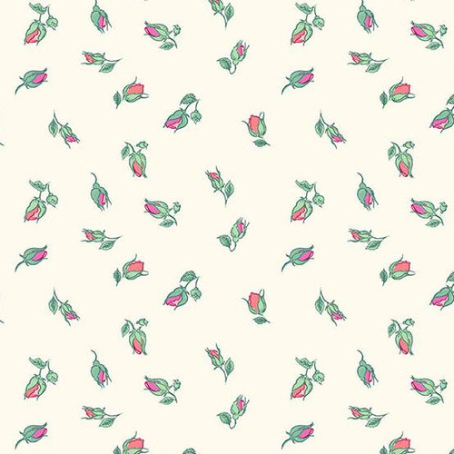 Andover Fabrics Fairytales by Tiffany Lauren Royal Rosebud Lace Trim