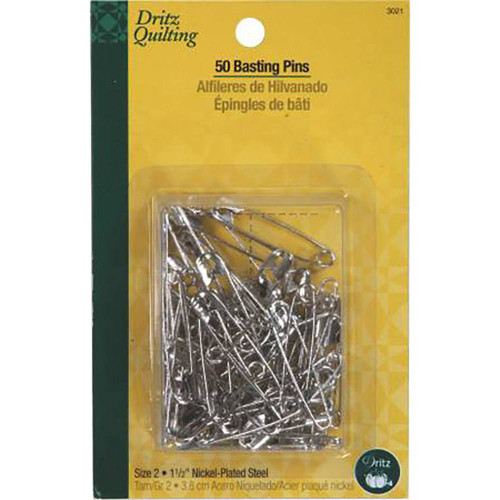 Dritz Safety Basting Pins Size 2 -50 Count