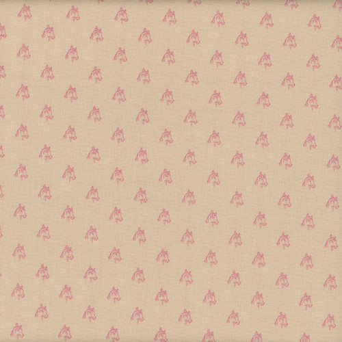 Andover Fabrics Laundry Line by Laundry Basket Quilts Horse Cream Horse Cream