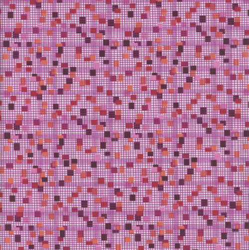 Andover Fabrics Mystic Meadow by Nancy Rink Grid Red