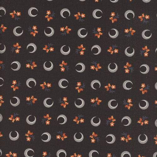 Andover Fabrics Nightfall by Andover Fabrics Flower Moon Black