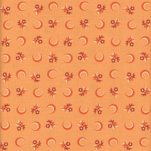 Andover Fabrics Nightfall by Andover Fabrics Flower Moon Orange Flower Moon Orange