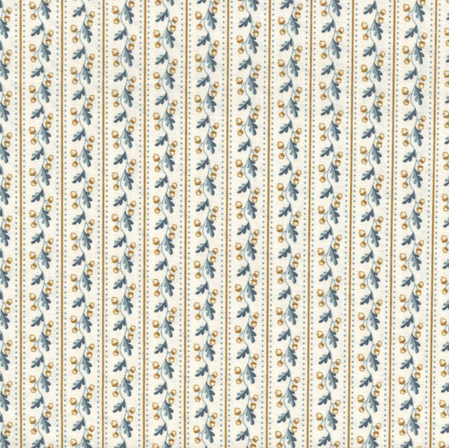 Andover Fabrics Oakleigh by Judy Jarvi Leaf Stripe Cream