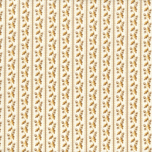 Andover Fabrics Oakleigh by Judy Jarvi Leaf Stripe Golden