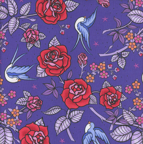 Andover Fabrics Perfect Day by Libs Elliott Perfect Day Purple