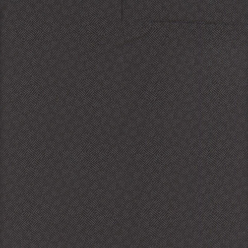 Andover Fabrics Square Dance by Laundry Basket Quilts Square Dance Obsidian, black fabric with a subtle geometric diamond pattern.
