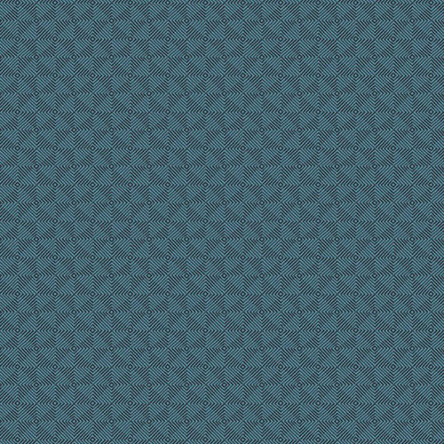 Andover Fabrics Square Dance by Laundry Basket Quilts Square Dance Mermaid, turquoise geometric quilting fabric pattern.