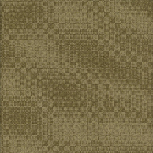 Andover Fabrics Square Dance by Laundry Basket Quilts Square Dance Mossy, a fabric with a geometric diamond pattern in moss green color.