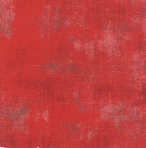 Moda Fabric BasicGrey Grunge 108 Inch Wide Quilt Back Cherry Red