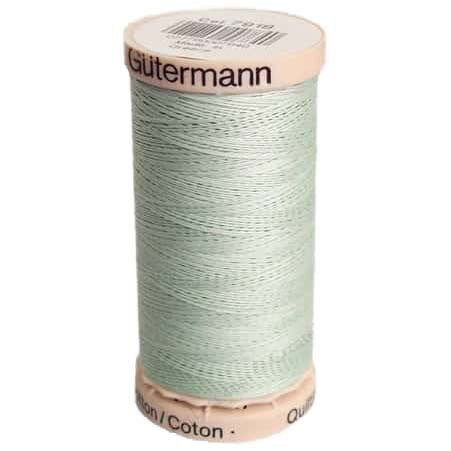 Gutermann Thread Cotton Hand Quilting Aqua Mist 40 Weight 220 Yard Spool