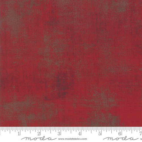 Moda Fabric BasicGrey Grunge 108 Inch Wide Quilt Back Maraschino Cherry