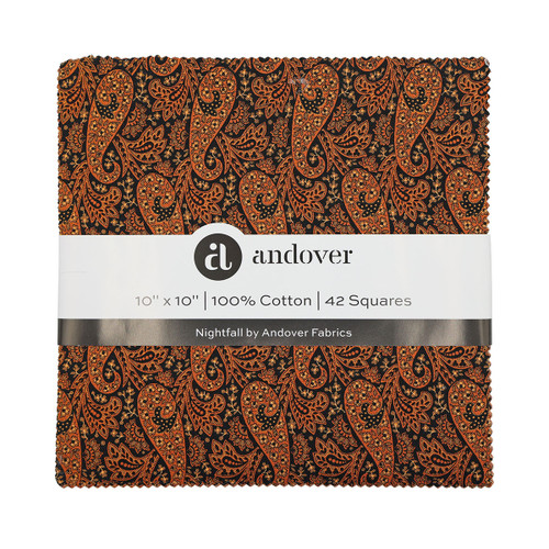 Andover Fabrics Nightfall Layer Cake 40 Ten Inch Squares