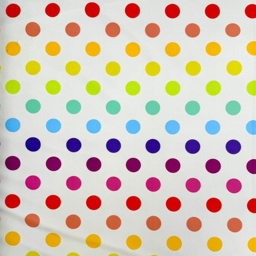 FreeSpirit Fabrics True Colors Minky Fleece by Tula Pink Disco Poms Whisper