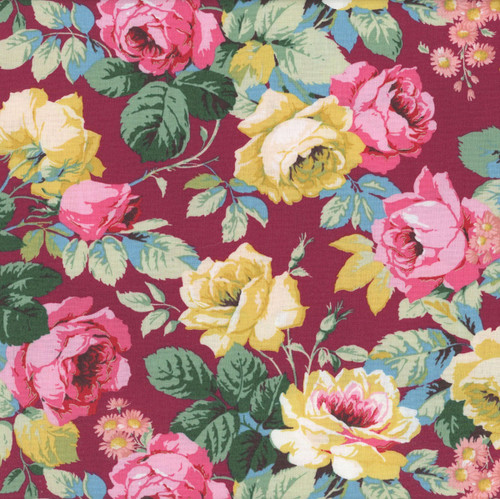 FreeSpirit Fabrics Art of the Garden by Sanderson Chelsea Mulberry