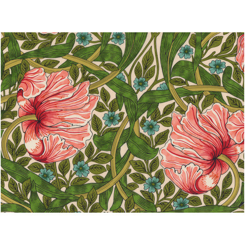 FreeSpirit Fabrics Bedford Park Cotton Lawn by William Morris Pimpernel Green
