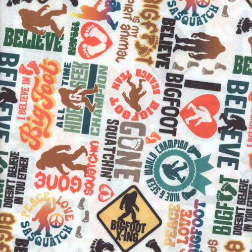 3 Wishes Fabrics Legendary Loner Big Foot Inspirations I Believe