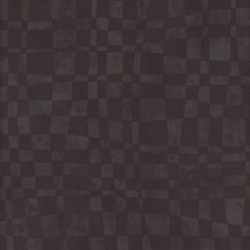 Henry Glass Fabrics Hollyville Manor Black Grey Christmas Check Plaid