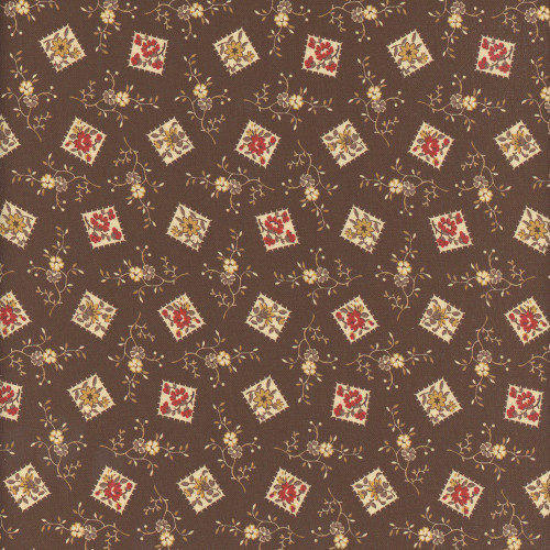 Marcus Fabrics Ultimate Umbers Sheryl Johnson Brown Postage Patches