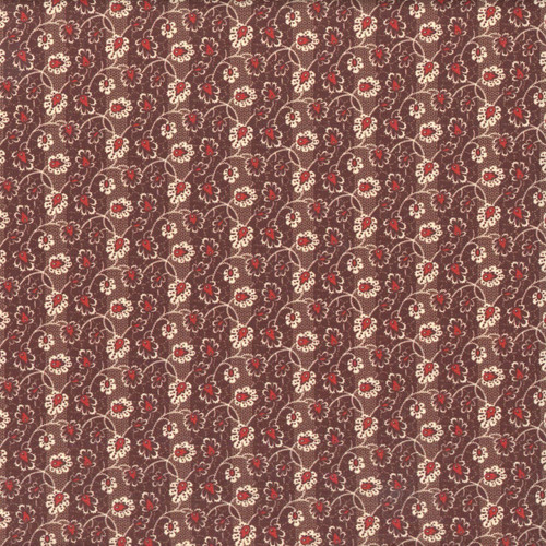 Marcus Fabrics Ultimate Umbers Sheryl Johnson Brown Trellis