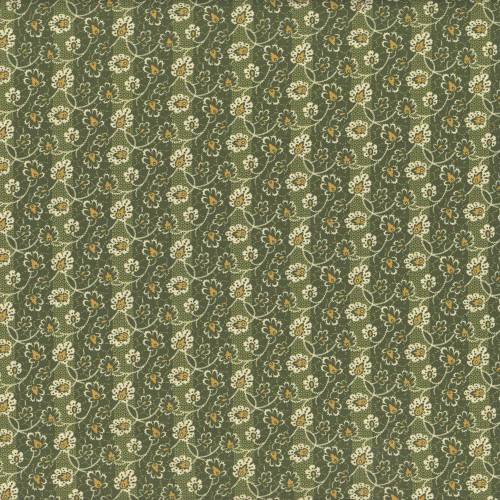 Marcus Fabrics Ultimate Umbers Sheryl Johnson Green Trellis