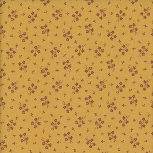 Marcus Fabrics Ultimate Umbers Sheryl Johnson Gold Posie