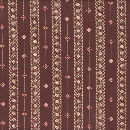 Marcus Fabrics Ultimate Umbers Sheryl Johnson Brown Lacey Line