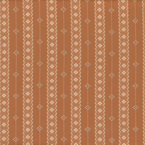 Marcus Fabrics Ultimate Umbers Sheryl Johnson Cheddar Lacey Line
