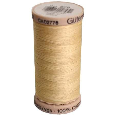 Gutermann Thread 40 Wt Cotton Quilting 829 Ecru.  220 yards per spool, sold individually.