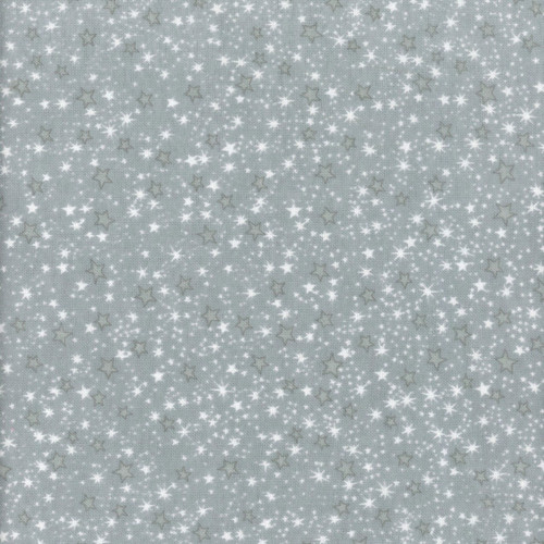 AE Nathan Fabrics Comfy Flannel Prints Grey Stars