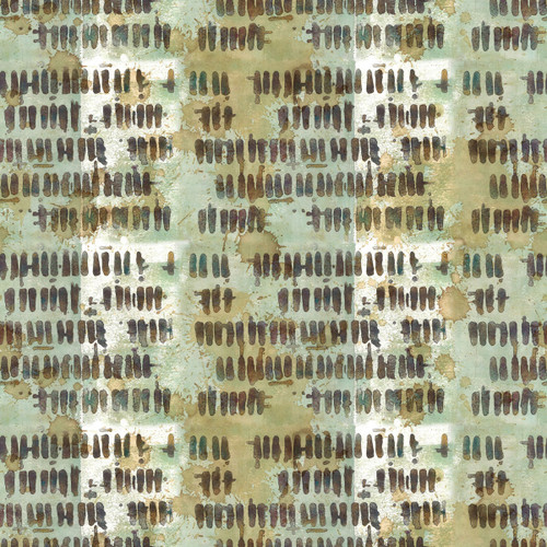 Free Spirit Fabrics On Your Mark by Seth Apter Finish Line Sage