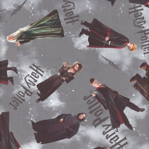 Benartex Harry Potter Gray Harry Potter Characters Snape Hagrid Dumbledore Harry Hermione
