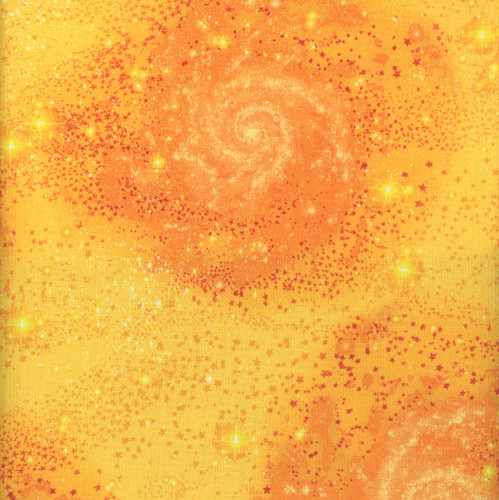 Benartex Harry Potter Yellow Orange Magical Basic Stars