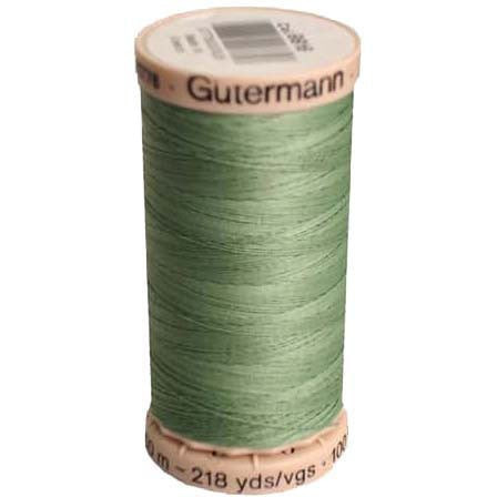 Gutermann Thread Cotton Hand Quilting Light Green 40 Weight 220 Yard Spool