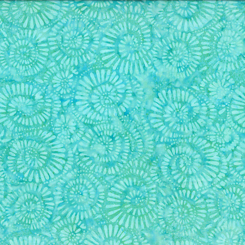 Wilmington Prints Fabrics Desert Blossom Batiks Swirly Seeds Light Blue