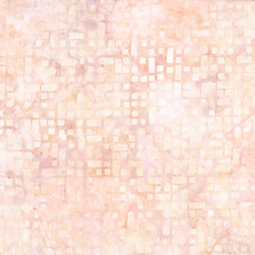 Wilmington Prints Fabrics Desert Blossom Batiks Bricks Light Orange, batik fabric with a light orange background and a subtle square pattern.