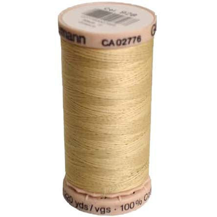 Gutermann Thread 40 Weight Cotton Hand Quilting Cream 40 Weight 220 Yard Spool